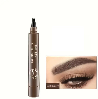 GULGLOW99 Eyebrow Pen Eyebrow Color Waterproof, Long-Lasting, Natural-Looking Brows(BROWN)