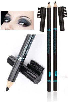 GFSU - GO FOR SOMETHING UNIQUE 2pc Black Eyebrow Pencil Long Wear(Black)