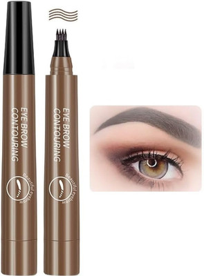 WOONGMI Proffesional Ultra Defining Eyebrow Pencil with Tip Applicator(Brown)