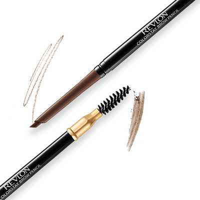 Revlon ColorStay Eyebrow Pencil With Brush | Waterproof|Longlasting|(Dark Brown)