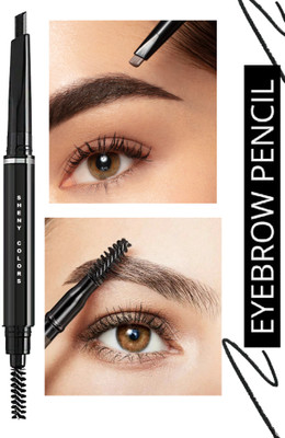 SHENYCOLORS girl Party Look 2 IN 1 EYEBROW PENCIL PACK OF 1 (black)(BLACK)