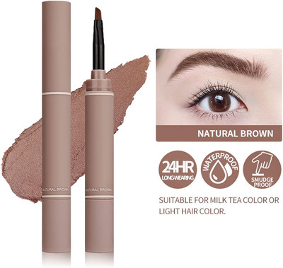 GABBU Eyebrow Cream Non-smudge Medium Brown Setting Dye Brows Pen 1.8 g(NATURAL BROWN)