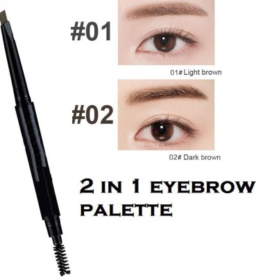 AGLEY Brow Pencil 2 in 1 Dual Function Brow finishing g Pencil(BROWN)