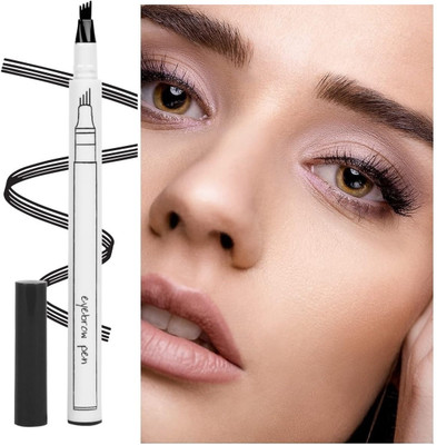 THTC Smudge-Proof, Water Proof Eyebrow Pen, Lasts Up to 12 hours(Black)