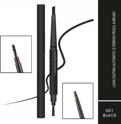 NADJA Waterproof Brow Pencil Retractable Brow Pencil Sweat-proof Smudge-Proof(BLACK)