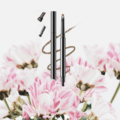 KA-KAIASHA 2 in 1 brow definer Pencil with Eyebrow Brush (Brown)(BROWN)