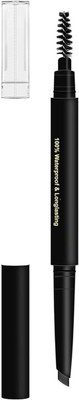 DARYUE Eye Brow Pencil 2 in 1 Dual Function Brow Filling Pencil with Spool Shaping(BLACK)