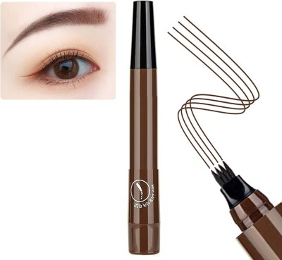 Sheny new waterproof eyebrow pen brown natural | brown eyebrow contouring pen(brown)