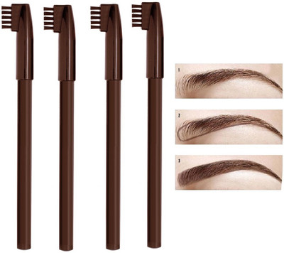BLUEMERMAID MATTE FINISH EYEBROW PENCIL FOR SHAPING EYE BROWS(BROWN)
