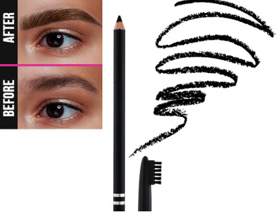 Herrlich Eyebrow Pencil Long Lasting Brow Eye brow Pencil(BLACK)