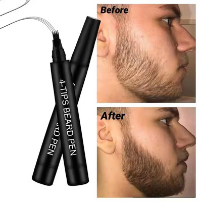 GULGLOW99 Long-lasting Waterproof Microblading Eyebrow Pen Smudgeproof Brow Pencil 1 g(BLACK)
