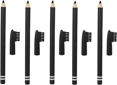 BLUEMERMAID NEW MATTE LOOK BLACK EYEBROW PENCIL LIKE REAL EYEBROWS(BLACK)