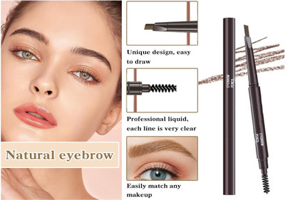 Herrlich 2in1 Eyebrow Shaping Gel and Eyebrow Brush(Brown)