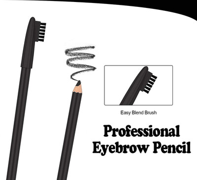 USBK Eyebrow Pencil Eye Makeup Tool Soft Brush(BLACK)