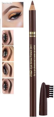 JANOST Ultra Soft Eyebrow Pencil Longlasting Waterproof Durable Automaric Liner Eyebrow(Brown)