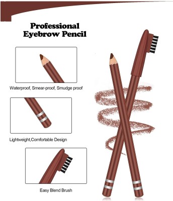 YAWI Eyebrow Filler for Women and Girls, Long Lasting and Easy to Use(Brown)