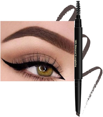 GABBU Brow Pencil With Spoolie Long-lasting and Natural-looking Pencil Natural(Brown)