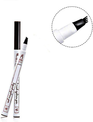 Three Elements Eye Brown Makeup, Eyebrow Pencil with a Micro-Fork Tip Applicator Creates Natural Looking Brows Effortlessly and Stays on All Day Microblading Effect Black eyebrow Pen waterproof smudgeproof eye makeup(black) Three Elements Eye Brown Makeup, Eyebrow Pencil with a Micro-Fork Tip Applicator Creates Natural Looking Brows Effortlessly and Stays on All Day Microblading Effect Black eyebrow Pen waterproof smudgeproof eye makeup(black)