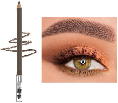Amaryllis 3D Smudge Proof, Waterproof And Pigmented Eyebrow Pencil(Brown)
