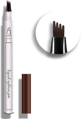 FLORERO Eyebrow Waterproof Fork Tip Eyebrow Tattoo Pencil Long & Lasting(Brown)