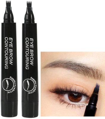 ADJD Tattoo Pen Micro-Forked Brushes 4D Microblading Eyebrow(BLACK)