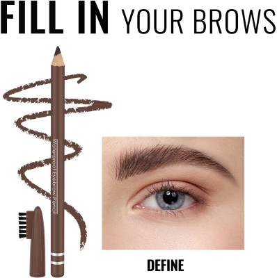 BLUEMERMAID FLAWLESS LOOK BROWN EYEBROW PENCIL FOR DEFINE EYEBROWS(BROWN)