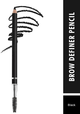 My Colors Longlasting Waterproof Eyebrow Pencil With Mascara Brush(01 BLACK)