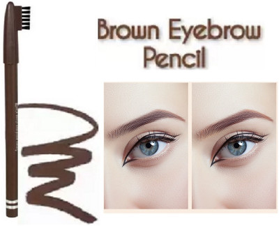 USBK Eyebrow Pencil Eyeliner Waterproof Eye Brow(Brown)