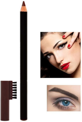 Wonholli Smudge Free Eyebrow Pencil with Styler For Bold & Beautiful Eyebrows(BLACK)