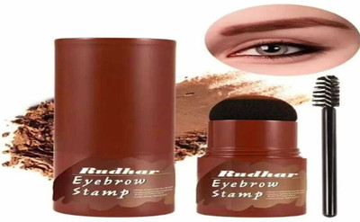 rahnay Eyebrow Stamp Waterproof One Step Brow Step Pencil Kits BROWN (2 g )(Brown)