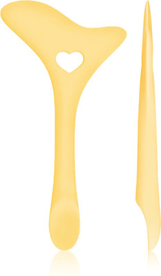 Gleva Eyeliner Stencils Winged Tip Eyeliner Aid Reusable Smoky Eyeshadow Makeup Tool(Yellow)