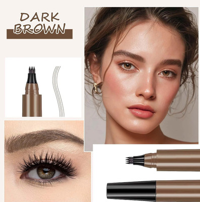 luzimaisa Brow Perfect Eyebrow 4-Tip Beard Pencil Filler Pen 2.5 g(brown)