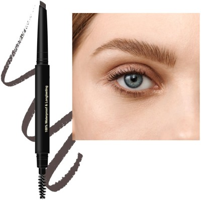 GULGLOW99 Brow Pencil, With Spoolie, Long-lasting and Natural-looking Results(BLACK)