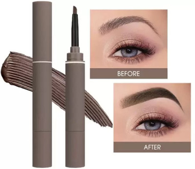GABBU Eyebrow Cream Pen Delicate Smooth Long-lasting Natural Waterproof Sweatproof(gray)