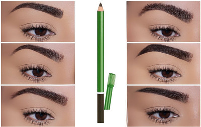 BLUEMERMAID BEST QUALITY GREEN EYE BROW PENCIL FOR PERFECT EYEBROWS(BLACK)
