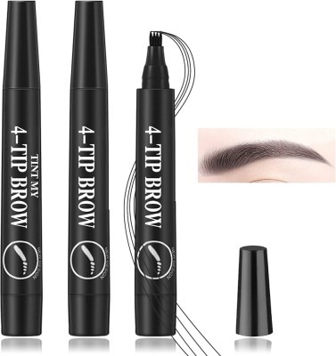 luzimaisa TINT MY EYE BLACK CONTOURING COLOR PEN 4-TIP PENCIL(black)