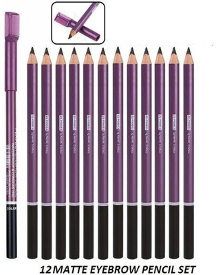 MYEONG Perfect Eyebrow Enhancer Black Matte Pencil(Black)