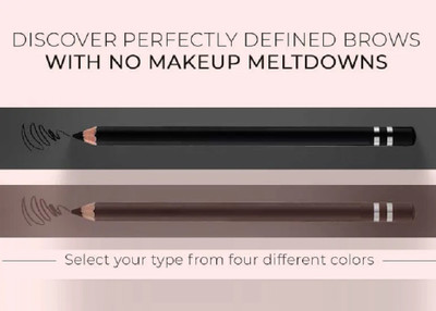 FELICECHIARA PACK OF 2 Smooth-Eyebrow Definer-Pencils(BROWN, BLACK)