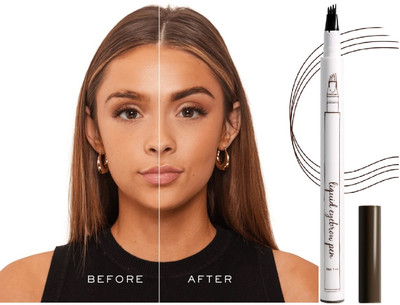 THTC Micro Brow Pencil | Brown EyeBrow Pencil | Smudge Proof, Water Resistant(BROWN)