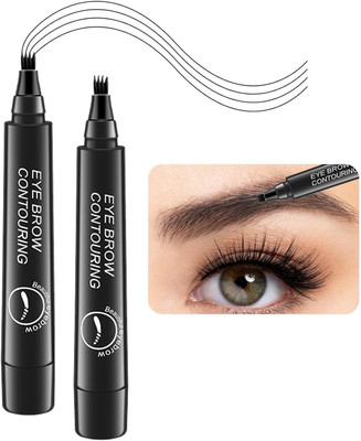 tanvi27 Professional Care Fine Sketch Liquid Eyebrow Pencil Eyebrows Shape(Natural Black)