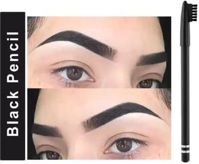 USBK Black Brow Filling Pencil Waterproof, Sweat-Proof(BLACK)