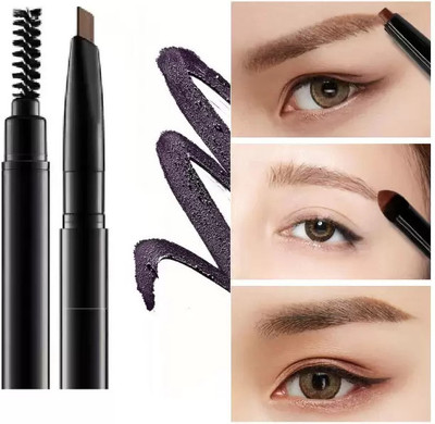 Sheny professional Eyebrow Pencil with Brush Tip (Brown)(BROWN)