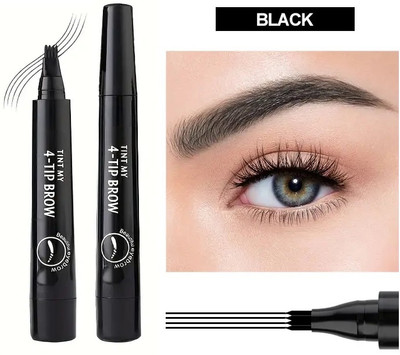 MYEONG 3D Liquid Black Eyebrow Enhancing Waterproof Pencil 2.5 g(Black)