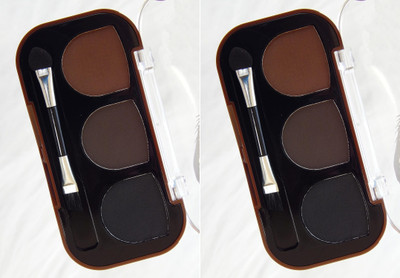 ADJD Combo Eyebrow Powder Cake Palette With Brush(MULTI COLOR)