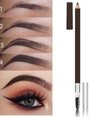 KAIASHA ye Brow Shaper Water Proof Brown Eyebrow Pencil with Brush(BROWN)