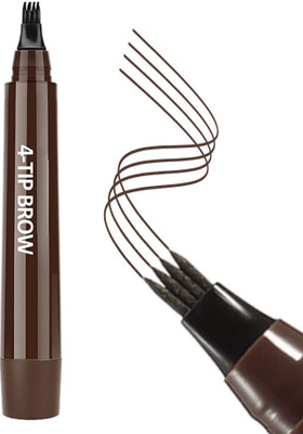 ADJD Eyebrow Tattoo Pen Micro-Forked Brushes 4D Microblading Eyebrow(BROWN)