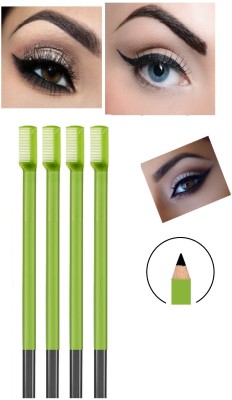 YAWI Brow Perfect Eyebrow Enhancer Pencil Pack Of Four(Black)