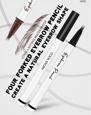 tanvi27 Eyebrow Pen Waterproof And Sweat Proof(Jet Black)