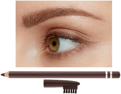 BLUEMERMAID Waterproof New Eyebrow Pencil With Brush | Smudge Proof Eyebrow Definer Pencil(BROWN)