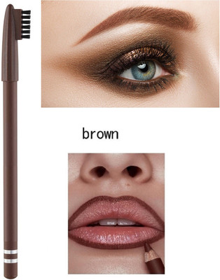 BLUEMERMAID Eyebrow Brow with Soft Brush Pencil Makeup(Brown)